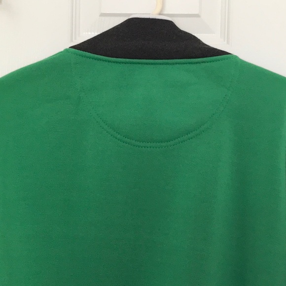 Royal Blue - Men’s Green and Black Snapped Down Jacket. 100% Polyester. Size 5XL - Picture 10 of 13